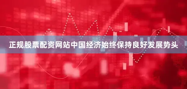 正规股票配资网站中国经济始终保持良好发展势头