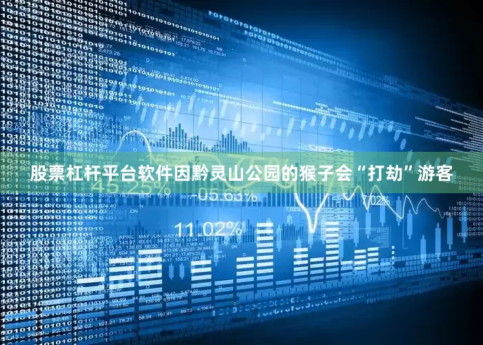 股票杠杆平台软件因黔灵山公园的猴子会“打劫”游客