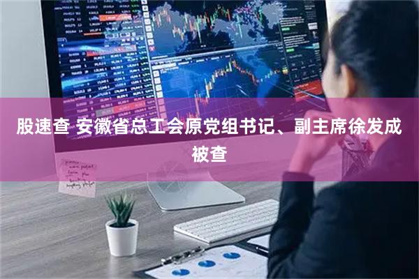 股速查 安徽省总工会原党组书记、副主席徐发成被查